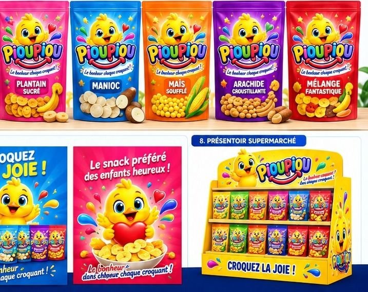 Gamme PIOUPIOU en rayon